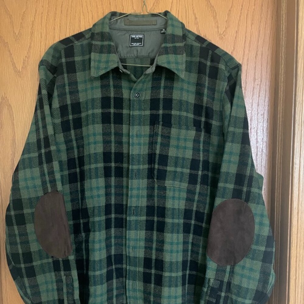 Todd Snyder Green Plaid Casual Button Down Shirt